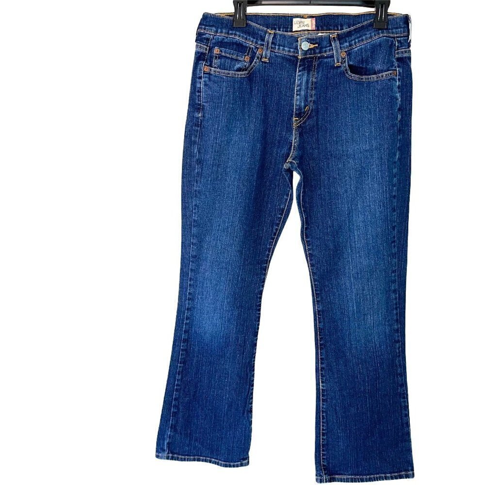 Levi’s 515 Jeans Womens Size 10M Bootcut Relaxed Fit Denim Cotton Spandex Blue